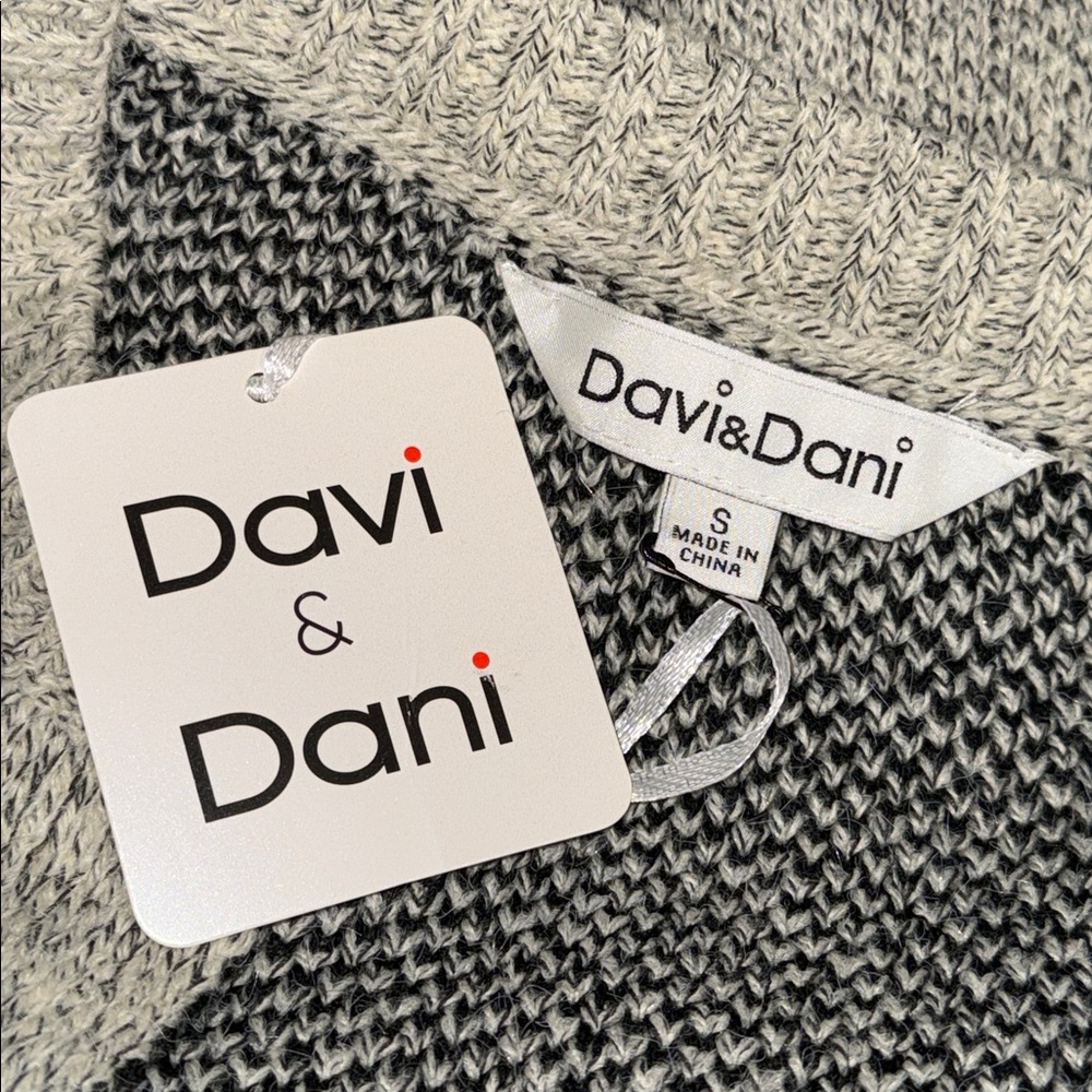 DAVI & DANI open front long cardigan aztec native… - image 9